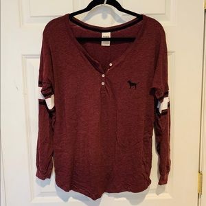 Pink Victoria’s Secret spirit jersey